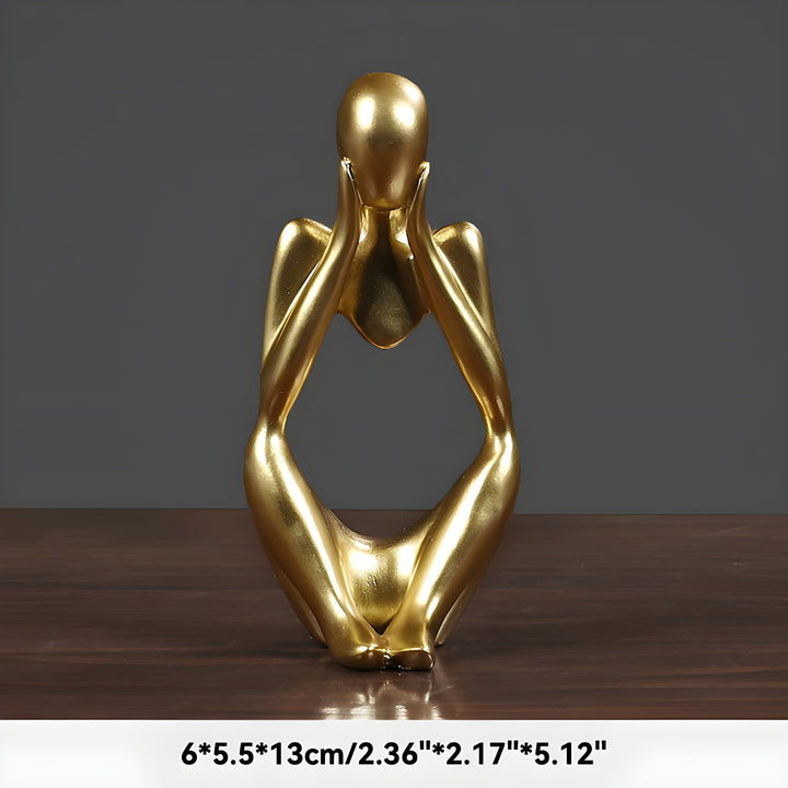 Abstrakter Denker Skulptur Wohnkultur