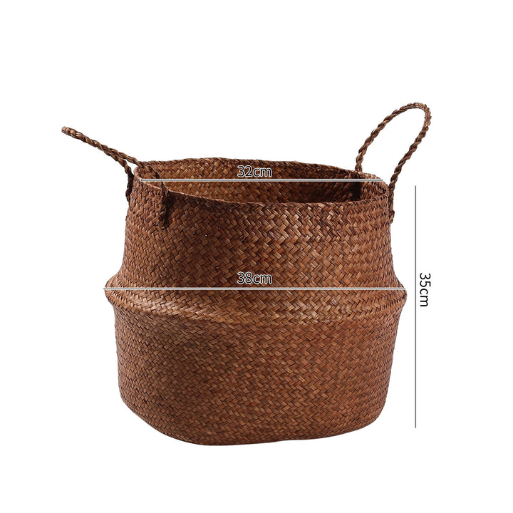Handgefertigter Woven Storage Bucket Verune
