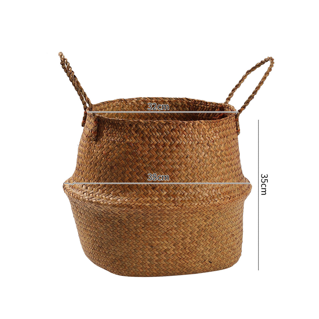 Handgefertigter Woven Storage Bucket Verune