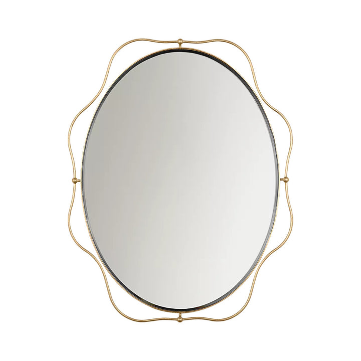 Eleganter ovaler dekorativer Wandspiegel Verune