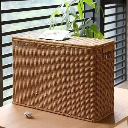 Dekorative Rattan-Aufbewahrungsbox