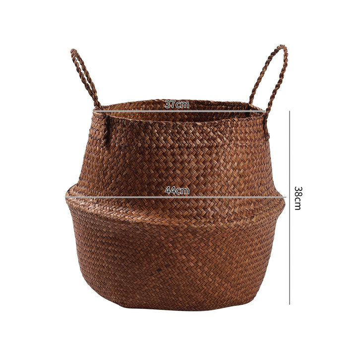 Handgefertigter Woven Storage Bucket Verune