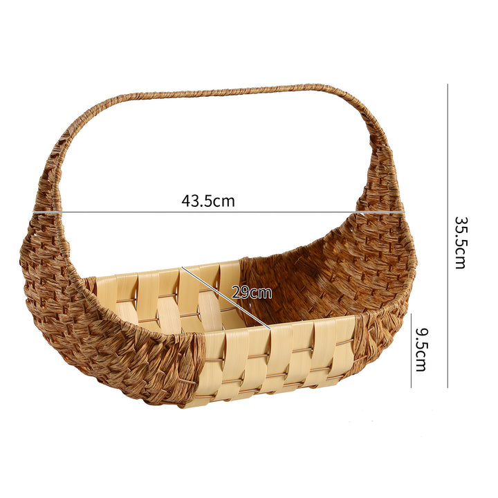 Handgefertigter Rattan Aufbewahrungskorb Verune