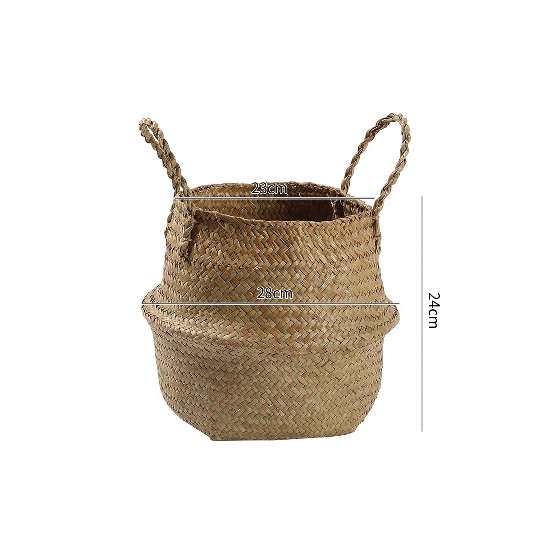Handgefertigter Woven Storage Bucket Verune
