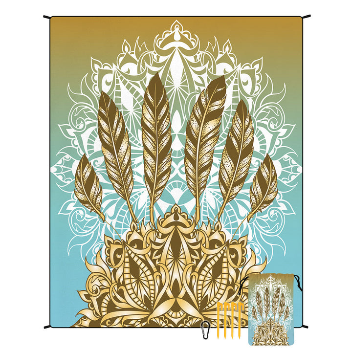 Geometric Print Wandteppich