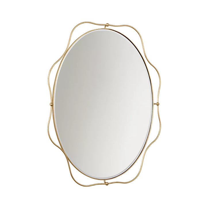 Eleganter ovaler dekorativer Wandspiegel Verune