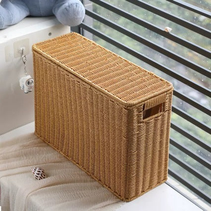 Dekorative Rattan-Aufbewahrungsbox