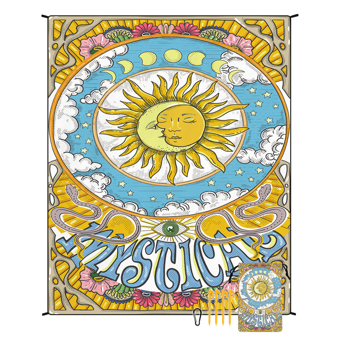 Geometric Print Wandteppich