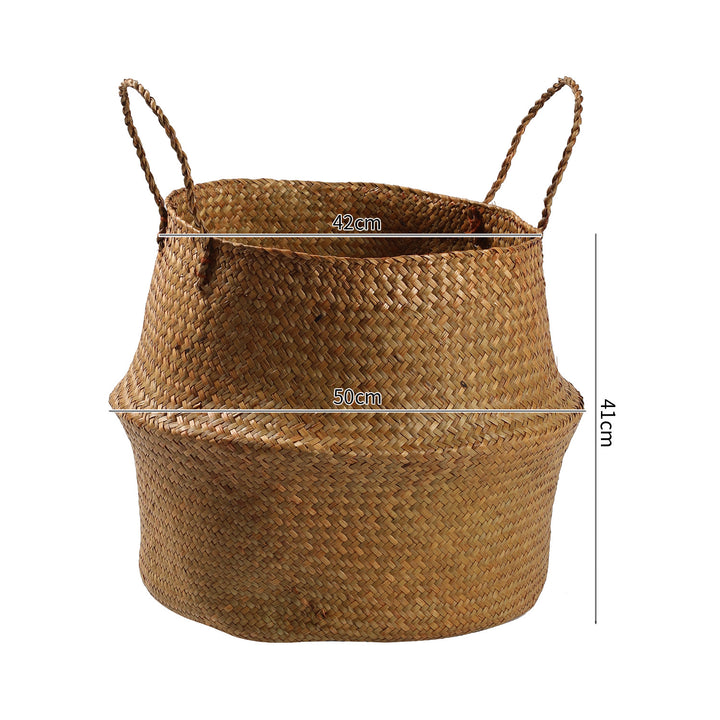 Handgefertigter Woven Storage Bucket Verune