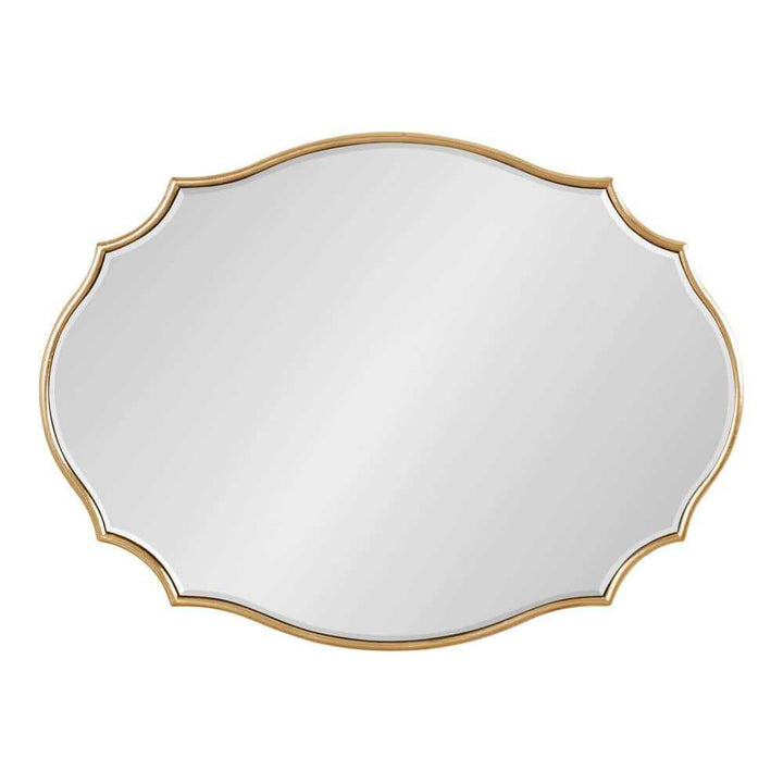 Verzierte Wandspiegel mit gewelltem Rand Verune