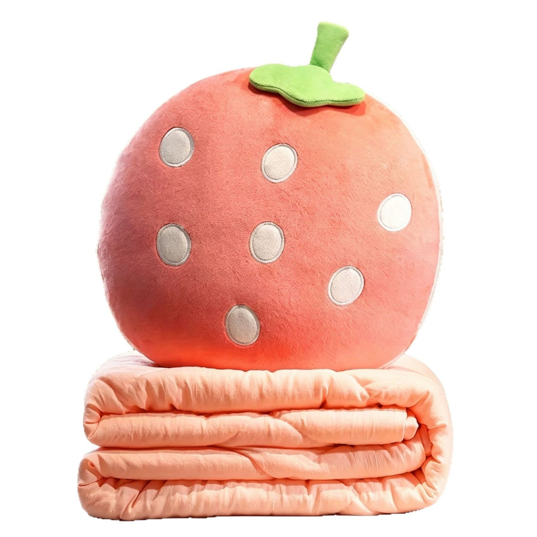 Plüschkissen im fruchtigen Design
