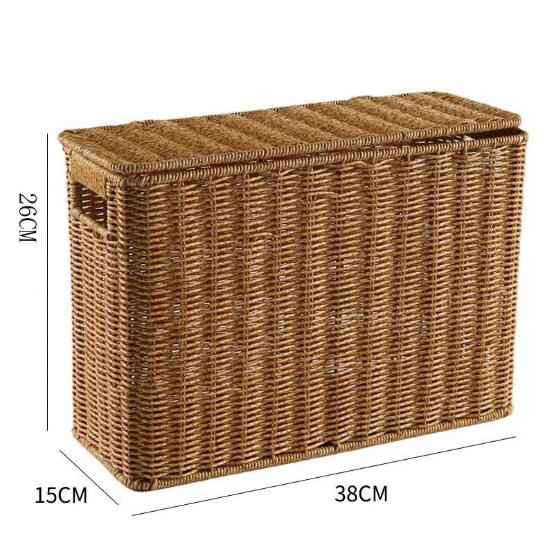 Dekorative Rattan-Aufbewahrungsbox