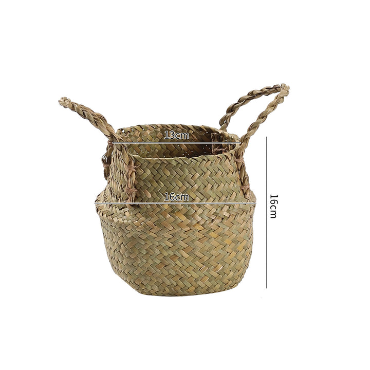 Handgefertigter Woven Storage Bucket Verune