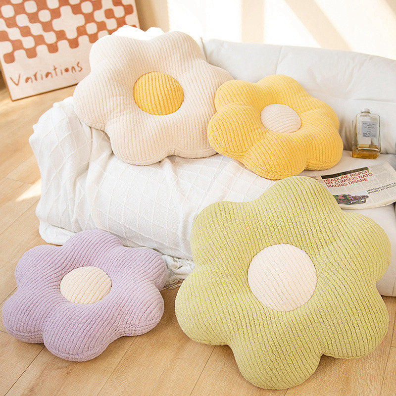Blumenförmiges Kuschelkissen