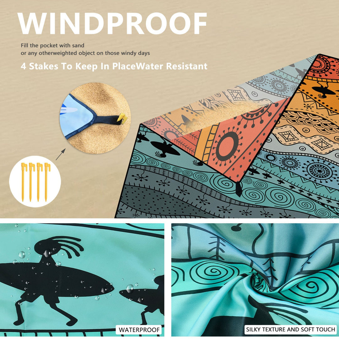 Geometric Print Wandteppich