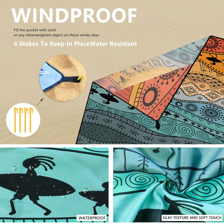 Geometric Print Wandteppich