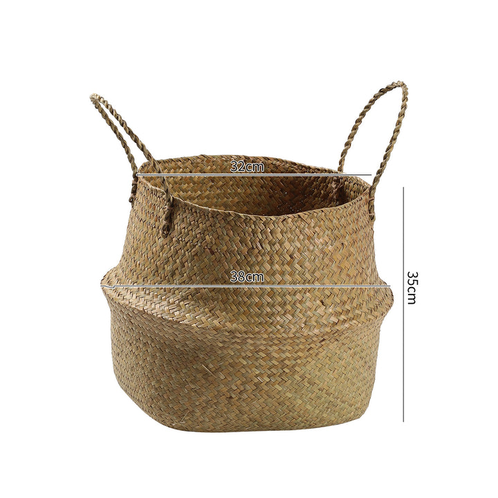 Handgefertigter Woven Storage Bucket Verune