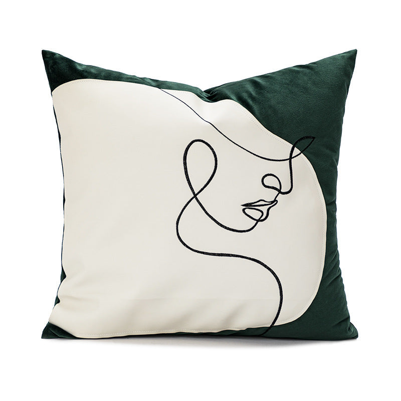 Dekokissenbezug mit modernem Minimalismus und einzigartigem Kunstdesign