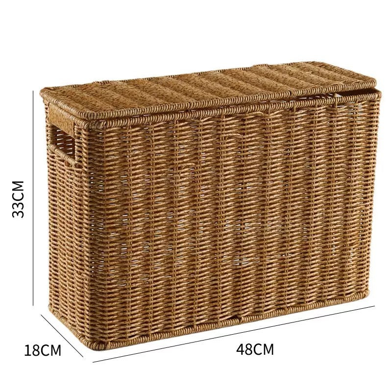 Dekorative Rattan-Aufbewahrungsbox