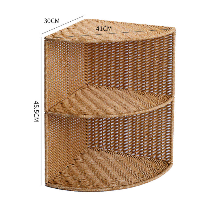 Ecke Geflochtene Aufbewahrungsbox Verune