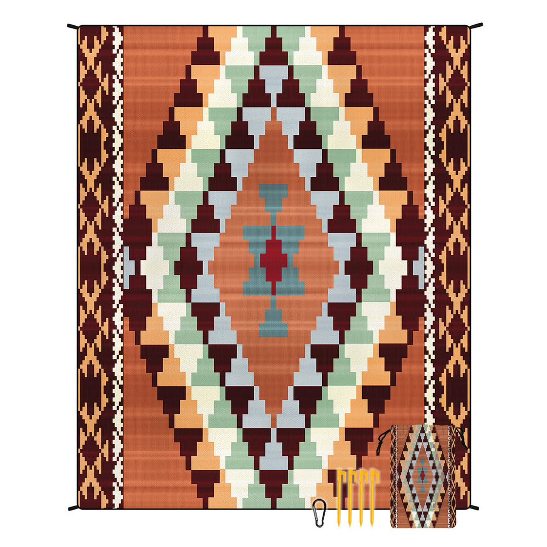 Geometric Print Wandteppich