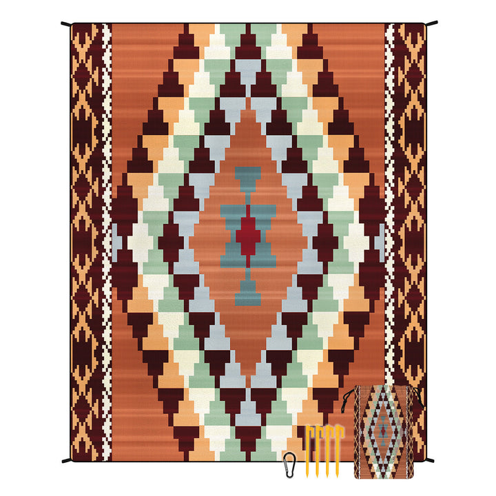 Geometric Print Wandteppich