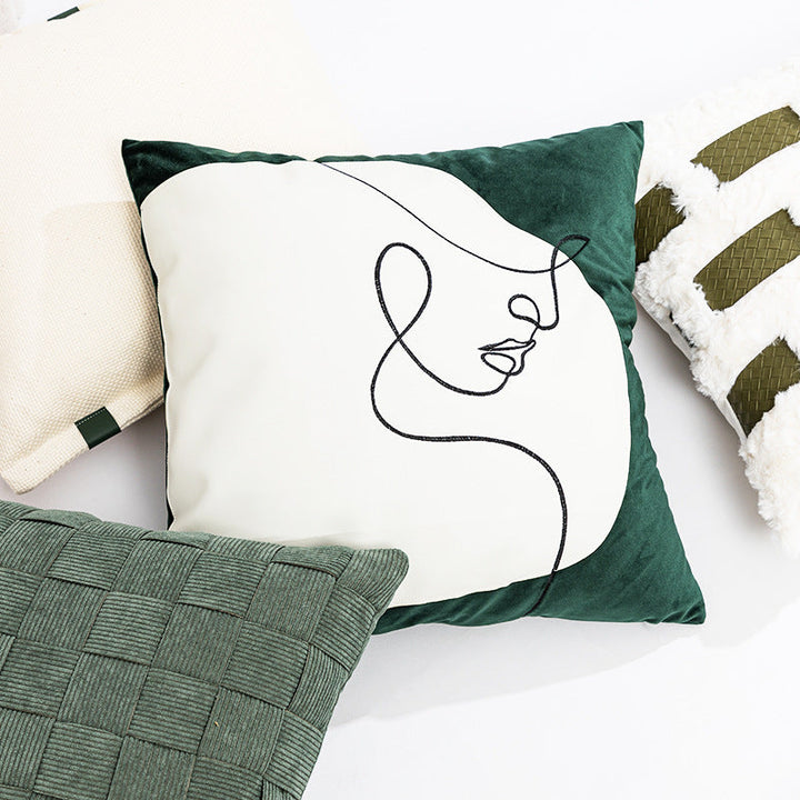 Dekokissenbezug mit modernem Minimalismus und einzigartigem Kunstdesign