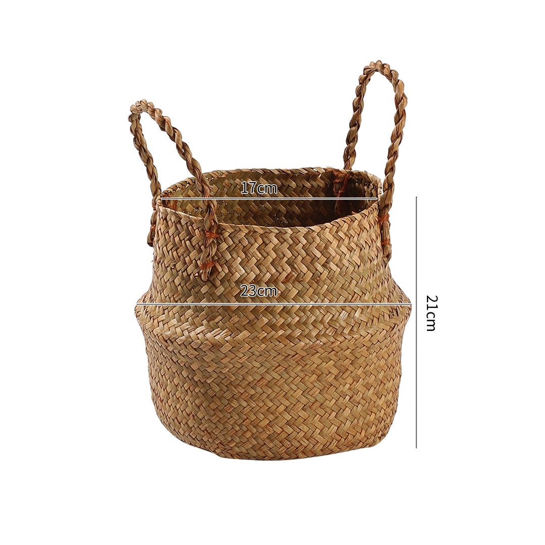 Handgefertigter Woven Storage Bucket Verune