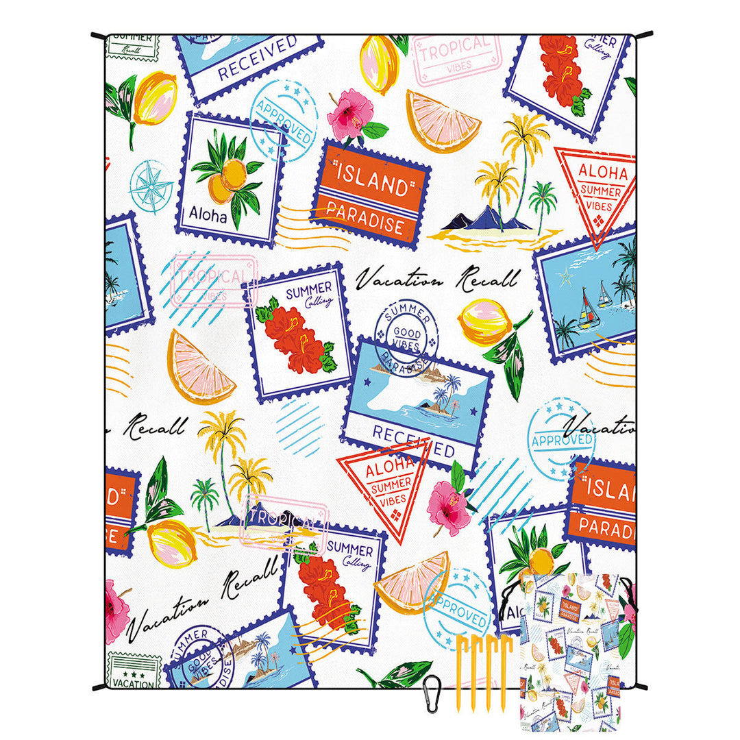 Geometric Print Wandteppich