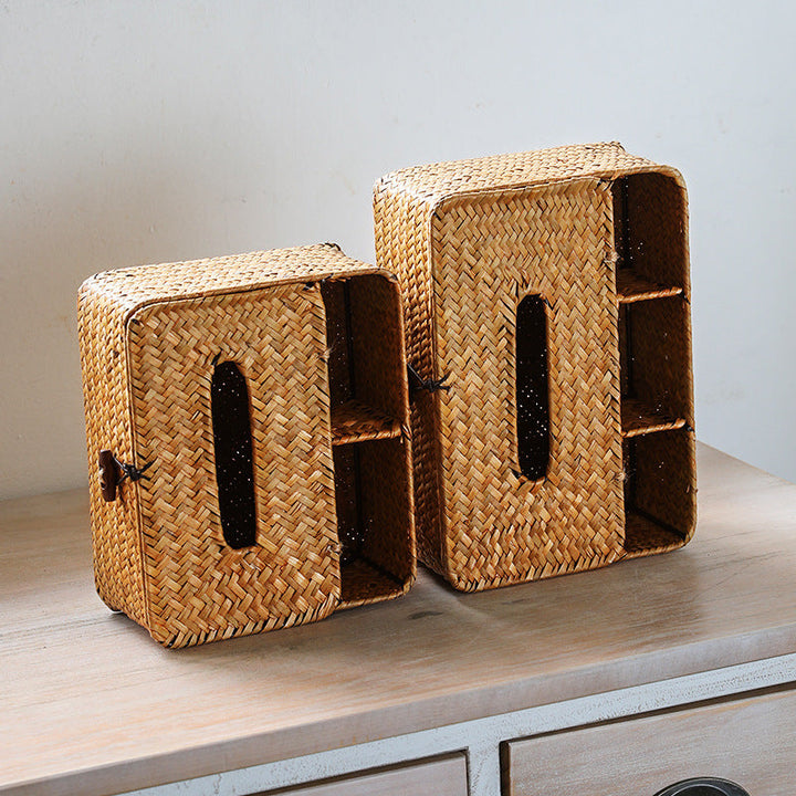 Handgewebte Storage-Box mit Trennwänden
