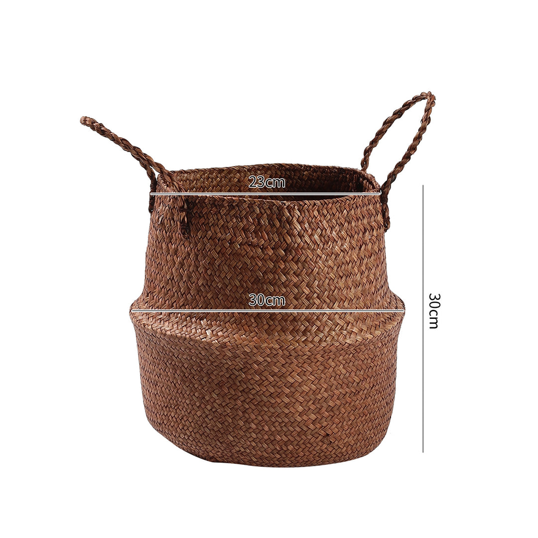 Handgefertigter Woven Storage Bucket Verune