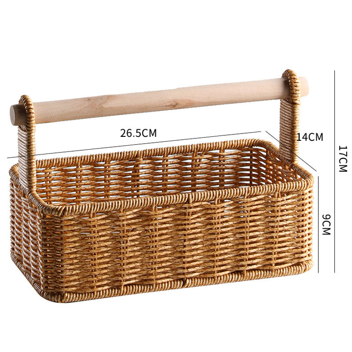 Artisan Woven Storage Basket Verune
