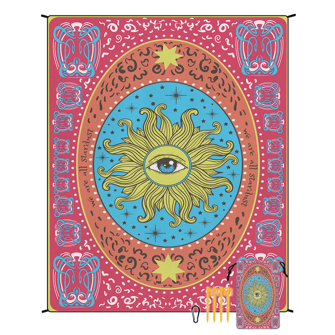 Geometric Print Wandteppich