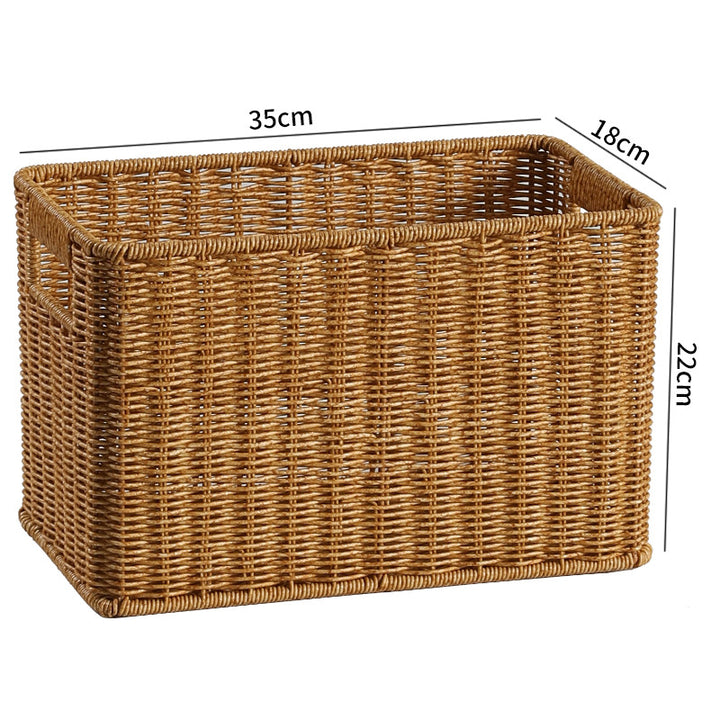 Handgefertigter Weidenaufbewahrung Organizer Verune