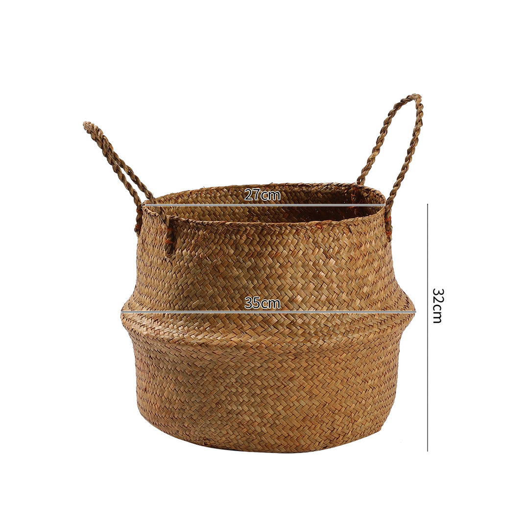 Handgefertigter Woven Storage Bucket Verune