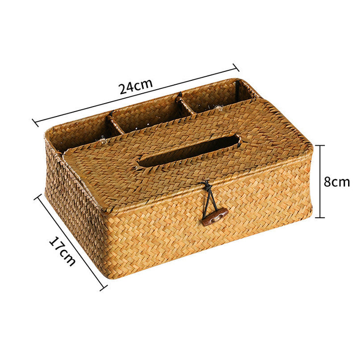 Handgewebte Storage-Box mit Trennwänden