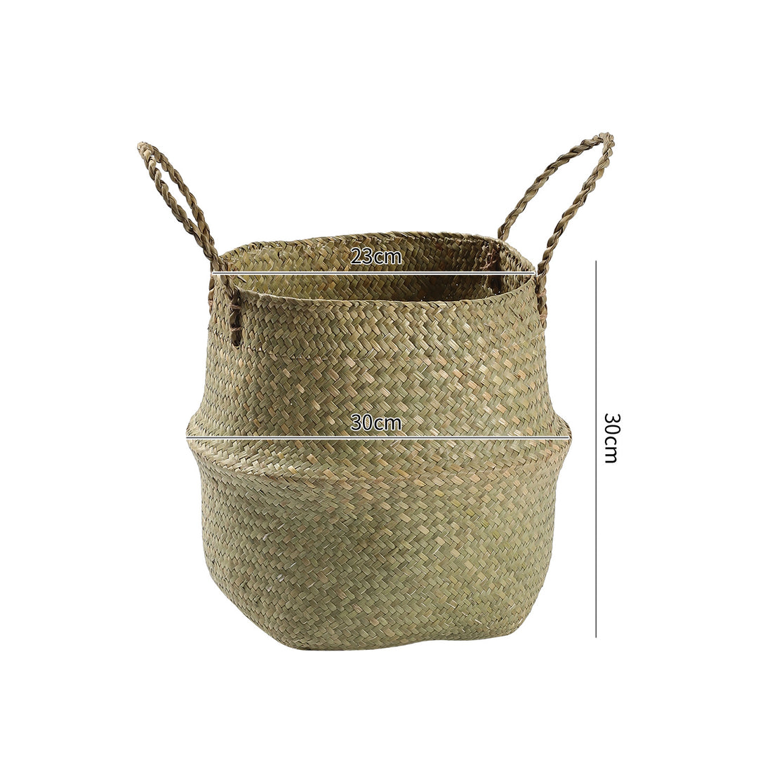 Handgefertigter Woven Storage Bucket Verune