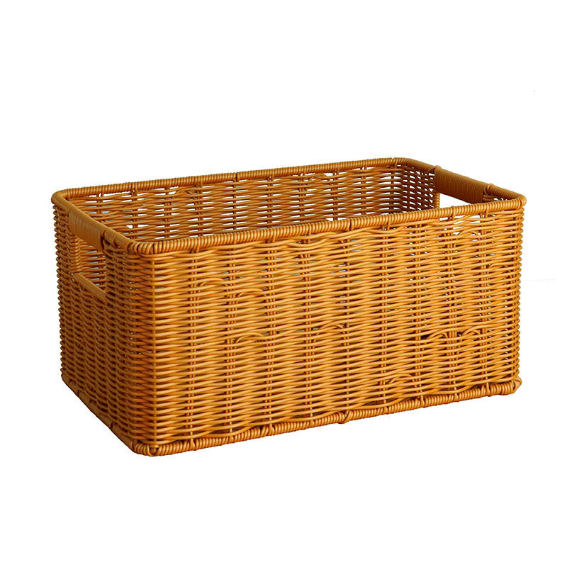 Große Aufbewahrungsbox Aus Geflochtenem Material