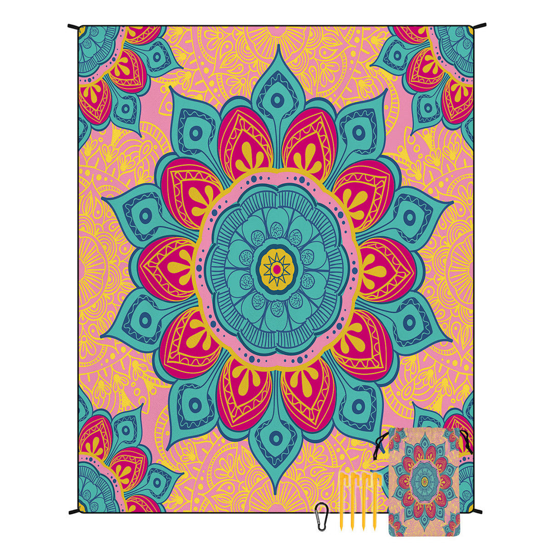 Geometric Print Wandteppich