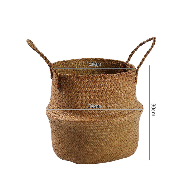 Handgefertigter Woven Storage Bucket Verune