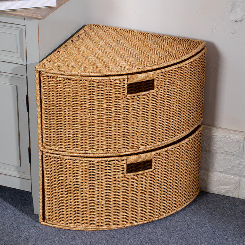 Ecke Geflochtene Aufbewahrungsbox Verune