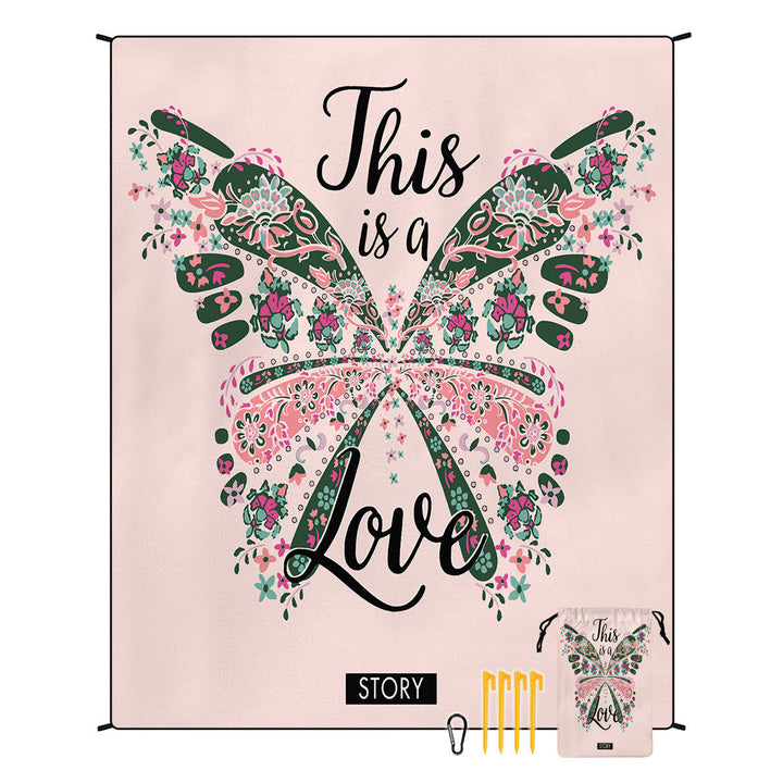 Geometric Print Wandteppich