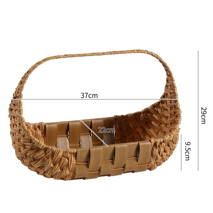 Handgefertigter Rattan Aufbewahrungskorb Verune
