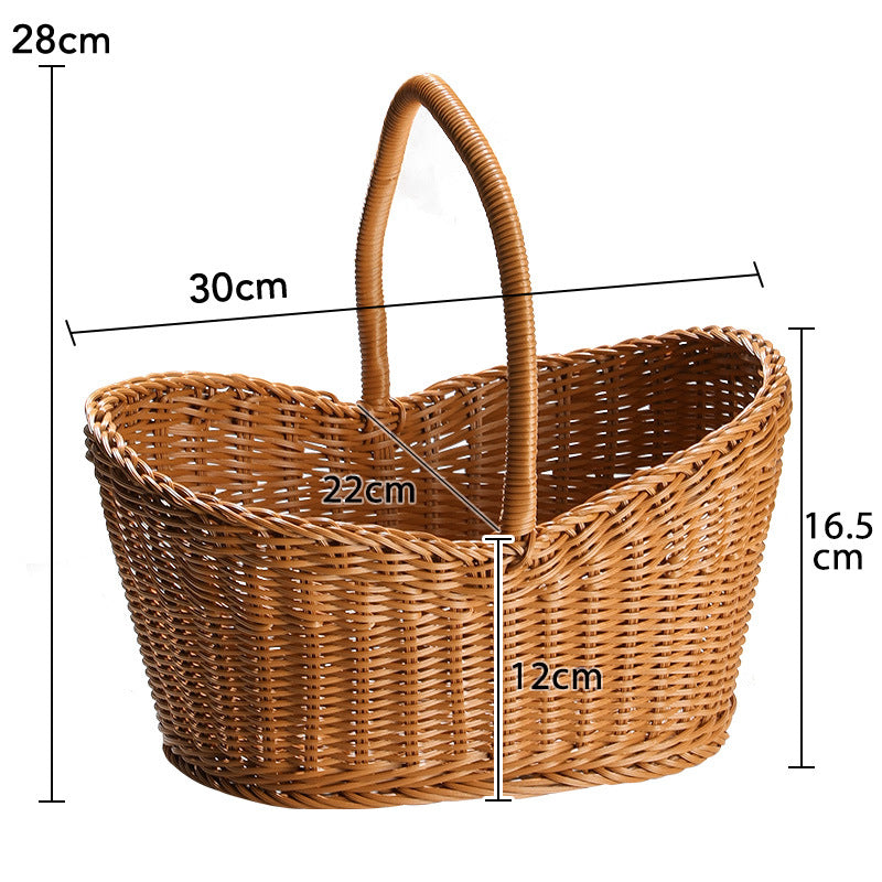 Handgefertigter Weiden Picknickkorb Verune