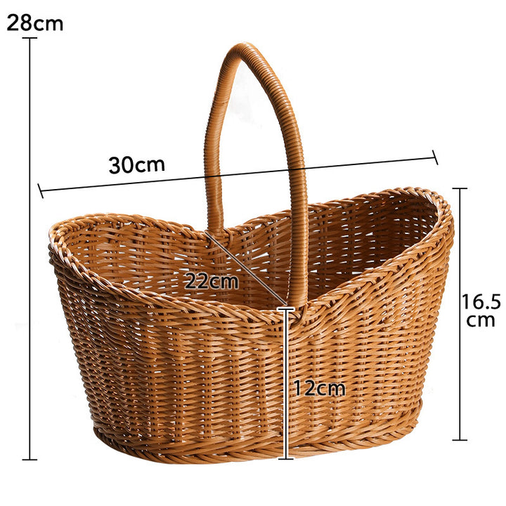 Handgefertigter Weiden Picknickkorb Verune