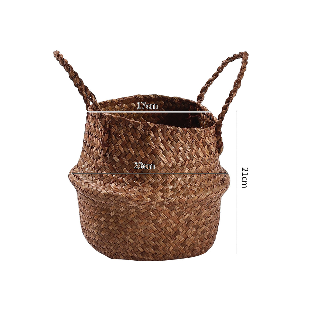 Handgefertigter Woven Storage Bucket Verune