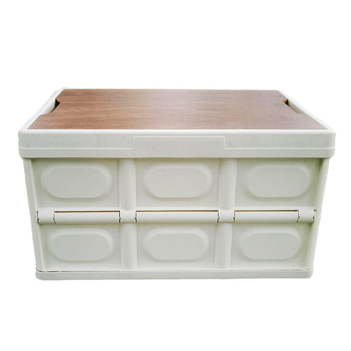 Aufbewahrungsbox mit Holzoberfläche