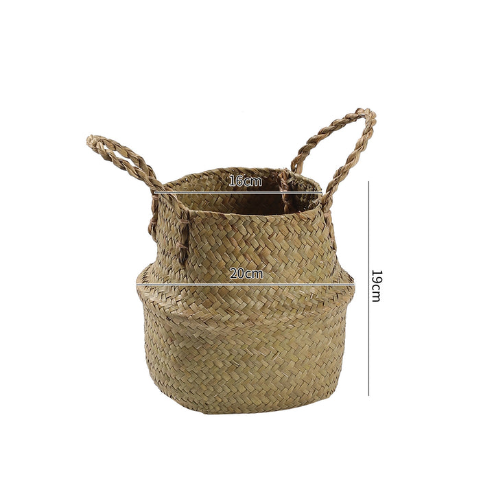Handgefertigter Woven Storage Bucket Verune