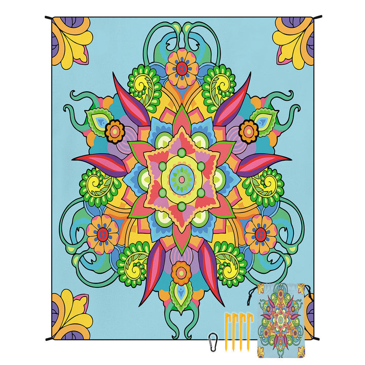 Geometric Print Wandteppich