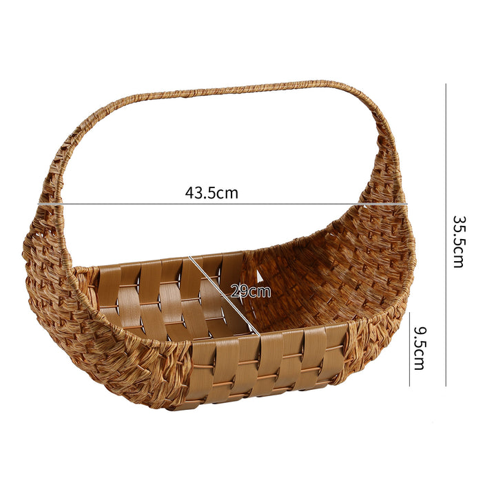 Handgefertigter Rattan Aufbewahrungskorb Verune